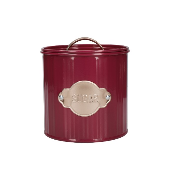 3 edény készlet teához, kávéhoz és cukorhoz, 1 liter, Burgundy - Kitchen Craft