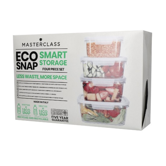 4 db "Eco Smart Snap" ételtároló készlet, "MasterClass" – Kitchen Craft