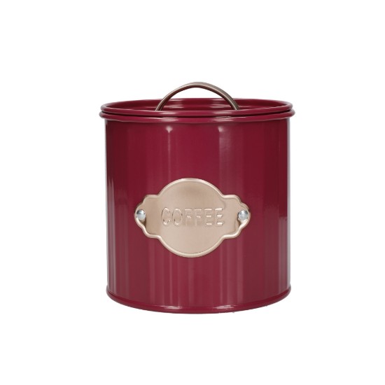 3 edény készlet teához, kávéhoz és cukorhoz, 1 liter, Burgundy - Kitchen Craft