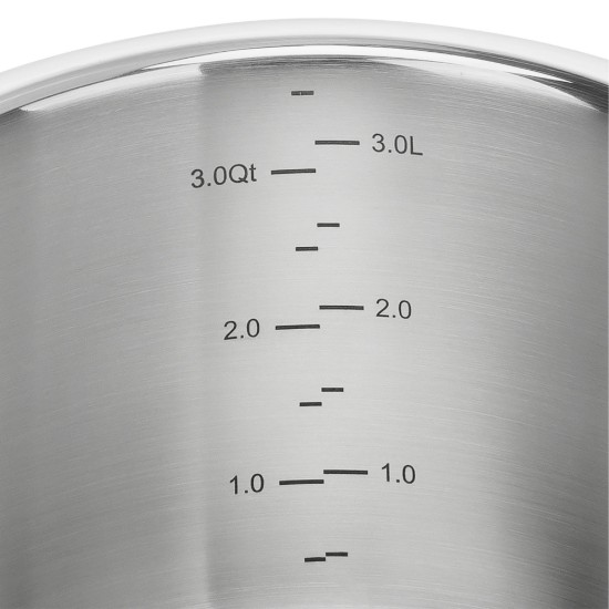 Fazék fedővel, rozsdamentes acél, 20cm/3,5L, "Professional S" - Zwilling