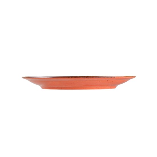 Porcelántányér, 24cm, "Északok", Narancssárga - Porland