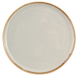 Porcelántányér, 32cm, "Seasons", szürke - Porland