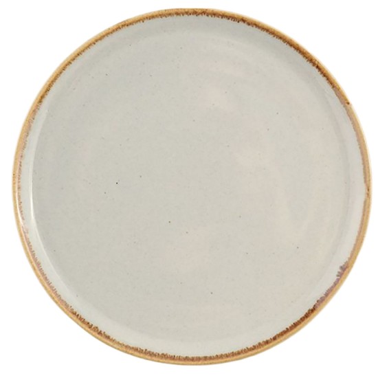 Porcelántányér, 32cm, "Seasons", szürke - Porland