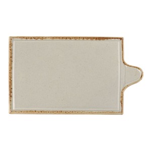 Sajtos tálaló, porcelán, 30x18cm, "Északok", szürke - Porland