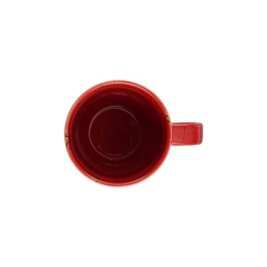Porcelán bögre, 285 ml, "Seasons", piros - Porland