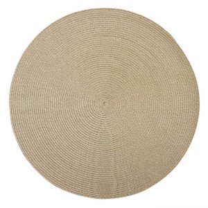 Kerek alakú asztalszőnyeg, 38 cm, "Circle", Ivory - Saleen