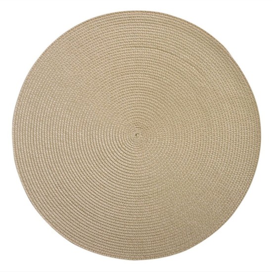 Kerek alakú asztalszőnyeg, 38 cm, "Circle", Ivory - Saleen