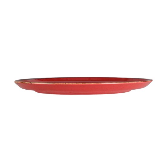 Porcelántányér, 28cm, "Északok", Piros - Porland