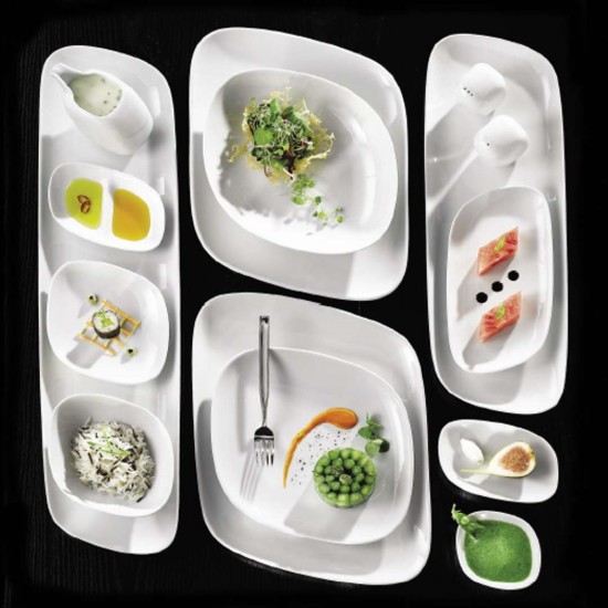 Porcelán tál, 21 cm, "Gastronomi Perspective" - Porland