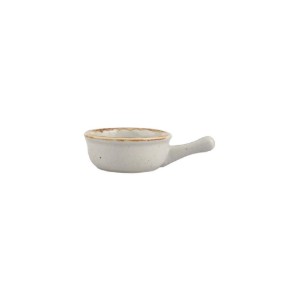 Mini tál füllel, porcelán, 9,5 cm, szürke, "Seasons" - Porland