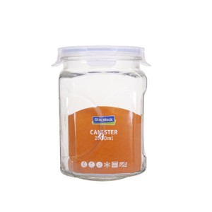 Élelmiszertároló edény, üveg, 2000ml, "Big Canister" - Glasslock