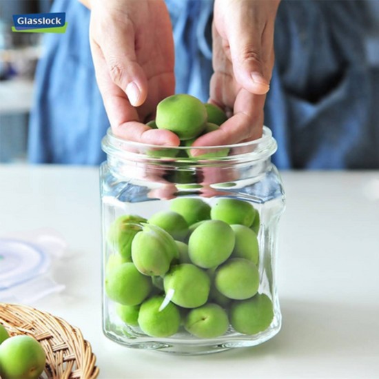 Élelmiszertároló edény, üveg, 2000ml, "Big Canister" - Glasslock