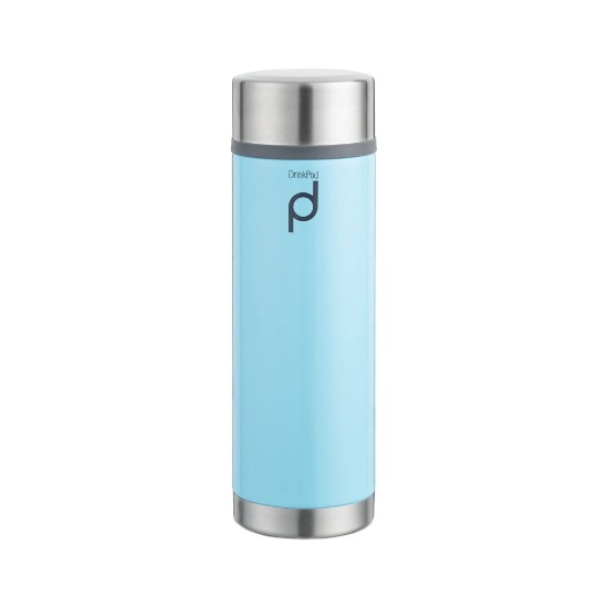 Rozsdamentes acél termosz "DrinkPod", 350 ml, Kék - Grunwerg