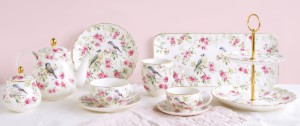 Nuova R2S - 100 ml - es "Spring Time" 2 porcelán kávéscsésze tányérokkal