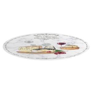 Nuova R2S - "Les Fromages" 32 cm-es üveg forgó tálca