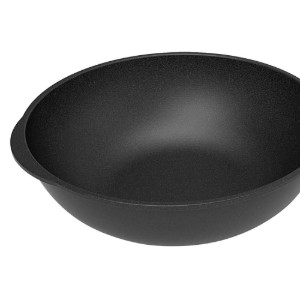 Wok serpenyő, alumínium, 30 cm, indukciós - AMT Gastroguss