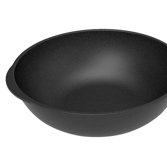 Wok serpenyő, alumínium, 30 cm, indukciós - AMT Gastroguss