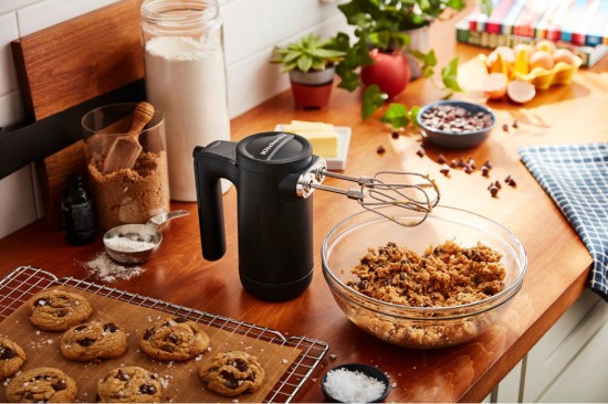 Vezeték nélküli kézi mixer, 7 sebesség, Matte Black - KitchenAid