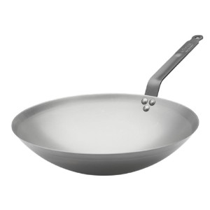 de Buyer Szénacél wok serpenyő 35 cm "Carbone Plus"