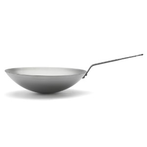 de Buyer Szénacél wok serpenyő 35 cm "Carbone Plus"