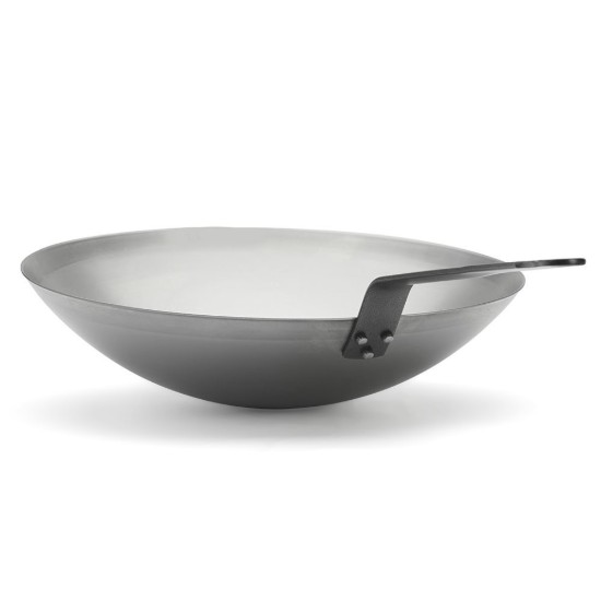 de Buyer Szénacél wok serpenyő 35 cm "Carbone Plus"