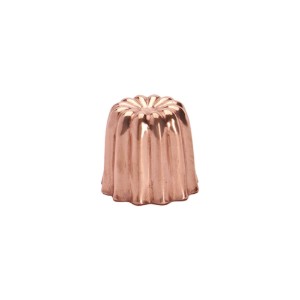 Sütőforma kannelekhez, réz, 3,7 × 3,3 cm - de Buyer