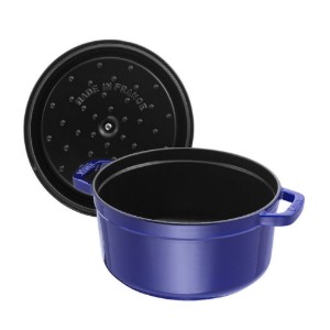 Staub cocotte fazék, öntöttvas, 26 cm/5,2 l, Dark Blue