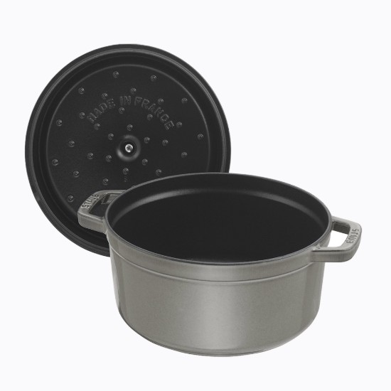 Staub cocotte fazék 26 cm/5,2 l, Graphite Grey