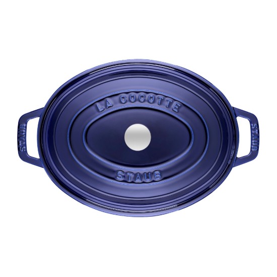 Staub - 33 cm / 6.7 litres Dark Blue  - Ovális Cocotte öntöttvas fazék