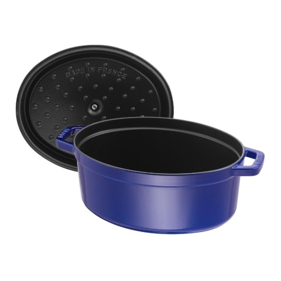 Staub - 33 cm / 6.7 litres Dark Blue  - Ovális Cocotte öntöttvas fazék