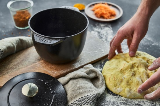 Staub Cocotte edény rizsnek 16 cm/1,75 l, Fekete