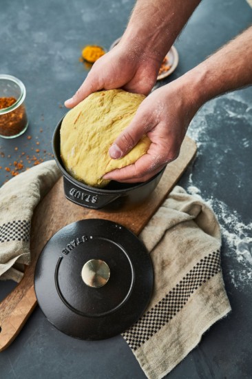 Staub Cocotte edény rizsnek 16 cm/1,75 l, Fekete
