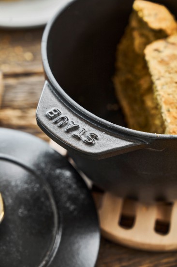 Staub Cocotte edény rizsnek 16 cm/1,75 l, Fekete