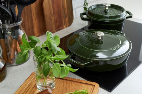 Staub Chistera lábas, öntöttvas, 24 cm, Basil