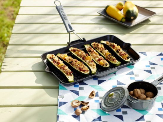 Staub négyszögletes grillserpenyő 34 x 21 cm, Black