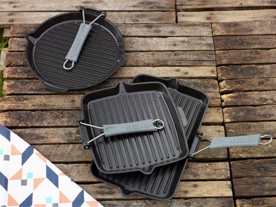 Staub négyszögletes grillserpenyő 34 x 21 cm, Black