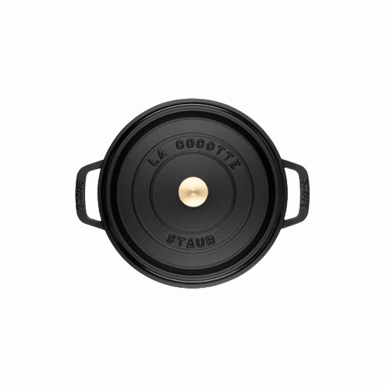 Staub cocotte fazék 14 cm/0,8 l, Fekete