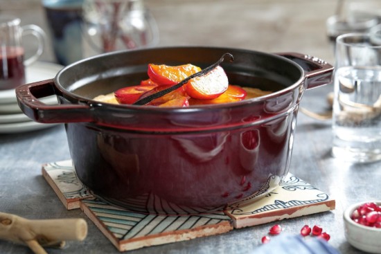 Staub ~ 20 cm / 2,2 literes, Grenadine Cocotte öntöttvas főzőedény