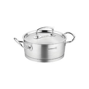 Rozsdamentes acél lábas fedővel, 16 cm / 1,5 L, "Proline" - Korkmaz