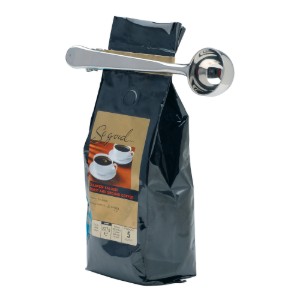  La Cafetiere - Kávémérő kanál, klipszel, rozsdamentes acél