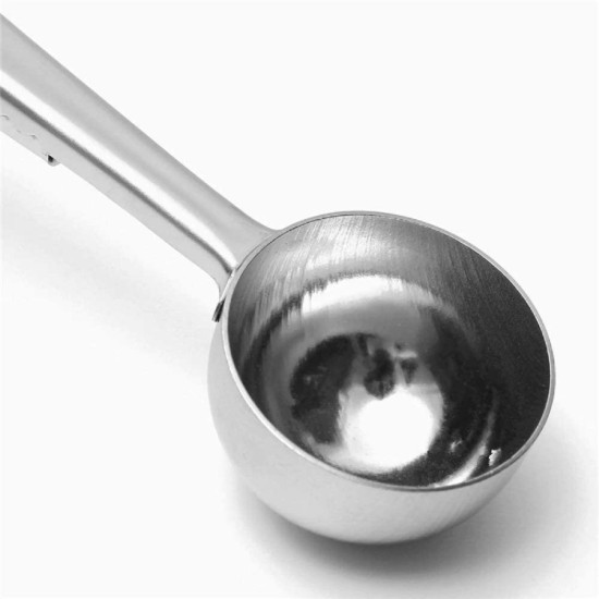  La Cafetiere - Kávémérő kanál, klipszel, rozsdamentes acél