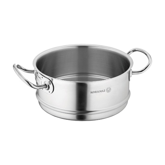 Kivehető edény gőzfőzésre, rozsdamentes acél, 20cm/3.1L, "Proline" - Korkmaz
