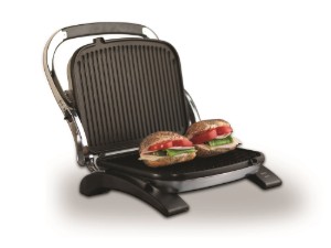 Elektromos grill, 1800W, Inox/Fekete, "Tostkolik" - Korkmaz