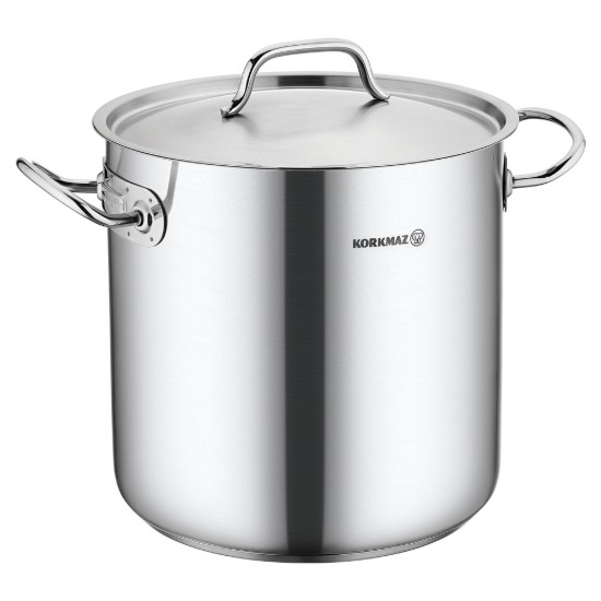 Korkmaz "Proline Gastro" - Rozsdamentes acél fazék, fedővel, 32cm/26L