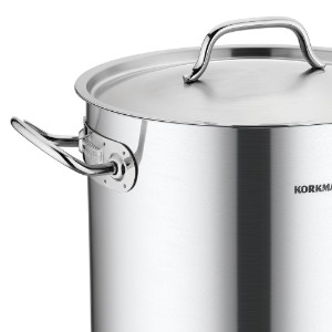 Korkmaz "Proline Gastro" - Rozsdamentes acél fazék, fedővel, 32cm/26L