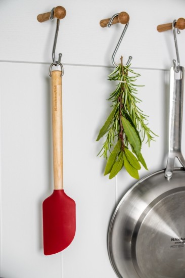  KitchenAid - Kaparó spatula, szilikon, Empire Red