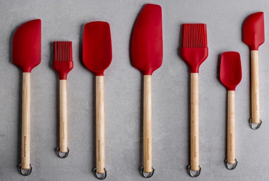  KitchenAid - Kaparó spatula, szilikon, Empire Red