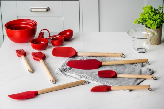  KitchenAid - Kaparó spatula, szilikon, Empire Red