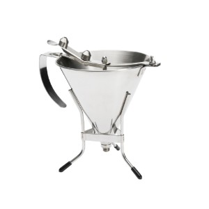 Tésztatöltő tölcsér 1.5 L állvánnyal - de Buyer