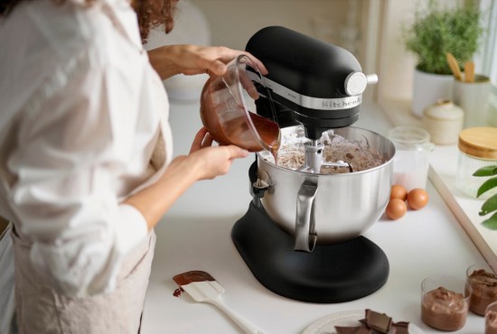 KitchenAid - Emelőkaros robotgép, 5,6L, Artisan, 60-as modell, Matte Black